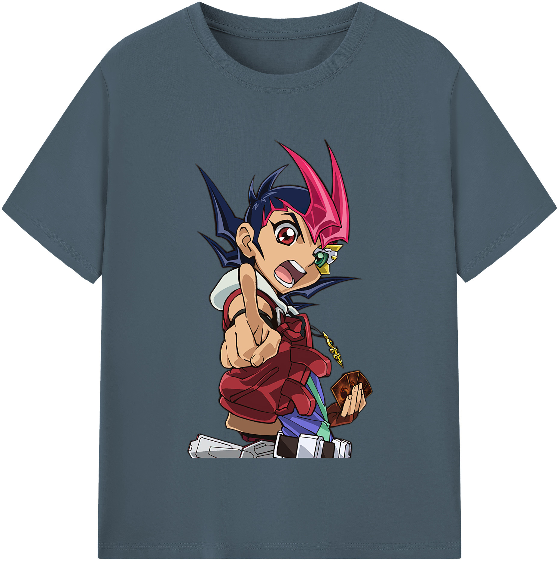 （画像用） 遊☆戯☆王 Yu-Gi-Oh! 綿100％半袖Tシャツ（フロントプリント）